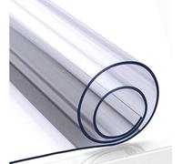 Clear Desk Mat Table Protector Non-Slip 2.0mm Thick PVC Pad Heat Resistant and Waterproof Table Cover Desk Protector for Home and Office Use Computer Mat Desk Cover Protector(16x24in/40x60cm)