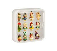 Clear Display Case for Figures,Wall-Mounted Doll Storage Box,Adjustable Display Stand Clear Acrylic Display Box with Door Dust and Moisture Proof Suitable for Lego Collectibles Action Figures Pop Mart