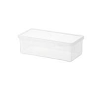 Clear Document Organizer Certificate File A4 Box Important Information Registration Book Dust Proof Storage Desk(19x9.5x6cm)