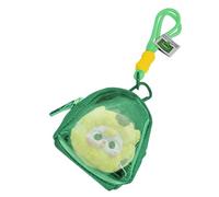 Clear Doll Display Bag Canvas, Portable, Zipper Closure, Lanyard, Dustproof