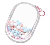 Clear Doll Storage Bag - Transparent Display Pouch, Double Zipper Case | Thick Protective Layer Feature, Lightweight Portable Carry Organizer Product, Longtail For Doll Exhibition Travel Collectors Di