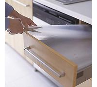 Clear Drawer Liner Kitchen Cupboard Waterproof Mat Cabinet Table Protector Non Slip Table Cover Multipurpose Transparent Cut to Fit(45cm x 120cm)