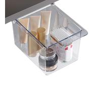 Clear Drawer Organizers - Self-Adhesive Clear Organization - Under The Sink Organizer | for Home School Cosmetics Kitchen Sweater Towel RV Sock Underwear Purse Offices Laundry