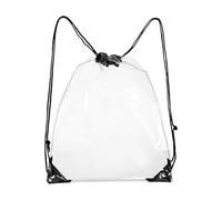 Clear Drawstring Bags, Waterproof Transparents Backpack for Stadium Colleges Sport Event Work Concert Security Approve Drawstring Bags String Backpack Gym Cinchs Sacks Sport Bag