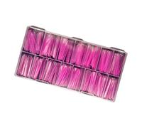 Clear Duals Form Acrylic Nails Systems UVS Gel Mold Full Covers Fasle Tip with Scale Manicure Pedicure Tool Clear Duals Forms Systems Full Covers Quick Building Gel Mold Tips