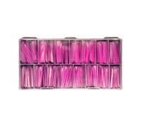 Clear Duals Form Acrylic Nails Systems UVS Gel Nails Mold Full Covers Fasle Tip With Scale Manicure Pedicure Tool Duals Forms Nail Mold For Uvs Gel For Toes