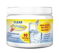 Clear DysphagiAide Thickener Powder, 90 Servings/Jar, Instant Liquid Thickener for Dysphagia, Pack of 1, 4.44 oz/jar 126 g