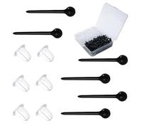 Clear Earrings Clear Plastic Earrings for Sports Invisible Clear Earrings for Sensitive Ears