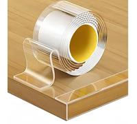 Clear Edge Protector - 20mm x 3m Baby Proofing Corner Guards, Transparent Self-Adhesive Safety Bumper for Cabinets, Tables, and Beds, Strong Adhesion, Non-Toxic Acrylic Protection for Sharp Edges