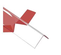 Clear Edge Protector Strip, L Shape Wall Corner Guards Corner Shield, Furniture Bumper Decor Cover Clear Corner Guard Plastic Self-Adhesive Corner Trim Strip, Clear Corner Protectors with Tapes ( Size