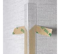 Clear Edge Protector Strip, L Shape Wall Corner Guards, Furniture Bumper Decor Cover, Plastic Self-Adhesive Corner Trim Strip With Tapes(1.5m/59.1inch Monochrome)