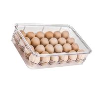 Clear Eggs Holder for Fridge with Lid to Keep Safe and Visible in the Kitchen Kitchen Planner