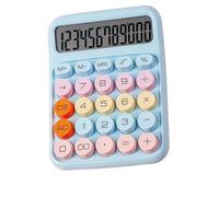 Clear Electronic Calculator 10 Digit Display Portable Portable Clear Pretty Calculator Creative Colorful Large Display Science