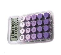 Clear Electronic Calculator 10 Digit Display Portable Portable Clear Pretty Calculator Creative Colorful Large Display Science