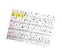 Clear Electronic Keyboard Piano Key Sticker for 54/61/88 Keys Transparent