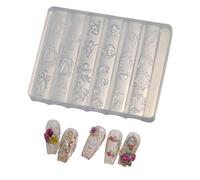 Clear Embellishment Form, Silicone Relief Cavity Sheet, Garden Inspired Cherub Design, Washable Structure, Detailed Charm Creation Tool Cherub Silicone Mold Relief Casting Form Resin Charm