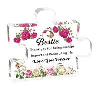 Clear Engraved Acrylic Puzzle-Shape Desk Decorations Present For Mom Christmas Anniversary Mom From Daughter