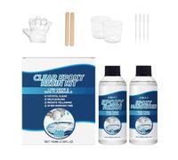 Clear Epoxy Resin AB Kit | Hardener Glue For Art Projects - Ideal For DIY Makers For Jewelry, Coasters & Crafts