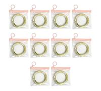 Clear EVA Jewelry Pouch Set with Easy-View Body for Fast Identification, Drawer Sorting, Display Table Prep, Travel Use Jewelry Pouch Sleeves Accessory Sorting Envelopes Clear Trinket Organizer Drawer
