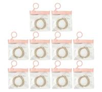 Clear EVA Jewelry Pouch Set with Easy-View Body for Fast Identification, Drawer Sorting, Display Table Prep, Travel Use Jewelry Pouch Sleeves Accessory Sorting Envelopes Clear Trinket Organizer Drawer