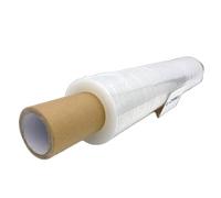 Clear Extended Core Pallet Stretch Shrink Cling Film | 400mm x 300m, 20mu |1.5 kg Roll | for Secure Packaging and Shipping