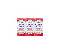 Clear Eyes Redness Relief Eye Drops, 0.5 fl oz, Pack of 3 - Soothes Redness & Irritation (B07H91XKV5)