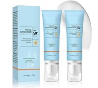 Clear Face Sunscreen SPF 50, Hydrating Sun Essence Oil-Free & Non-Sticky | Travel Size Invisible Sunscreen for Face, Broad Spectrum UVA/UVB Protection, Hydrating for Sensitive Skin (2)