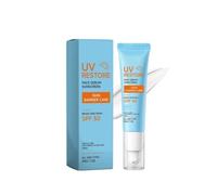 Clear Face Sunscreen SPF50, Facial Sun Cream with Moisturising Formula, Non Greasy UVA & UVB Protection for Women, Lightweight Hydrating Sunscreen for Daily Wear, No White Cast (1pc)