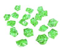 Clear Fake Crushed Ice Rocks Acrylic Crystal Gemstones Vase Fishbowl Fillers Gems Beads Crushed Diamond Ornaments Sparking Ice Rocks Plastic Ice Cubes Fake Ice Stones Light Green