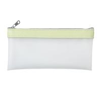 Clear Feather Pencil Case - Pencil and Pen Pocket, Clear Spring Leaning | Large Capacity Clear Marking Bags Pen Bag for Women Girls Bur Organizers, Green, Se référer au descriptif, Refer to