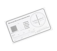 Clear Film Calibration Tool for Microscopes 0.1mm Calibration Ruler Slide for Student and Professional Use Microscope Micrometer Calibration Ruler Film