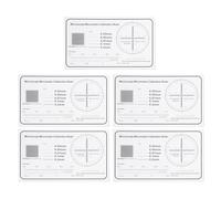 Clear Film Calibration Tool for Microscopes 0.1mm Calibration Ruler Slide for Student and Professional Use Microscope Micrometer Calibration Ruler Film