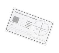 Clear Film Calibration Tool for Microscopes 0.1mm Ruler Slide for Student and Professional Use Microscope Micrometer Ruler Film
