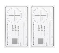 Clear Film Calibration Tool for Microscopes 0.1mm Ruler Slide for Student and Professional Use Microscope Micrometer Ruler Film