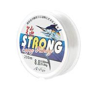 Clear Fishing Line 8.0Spool, 0.5mm Diameter Monofilament Line, Nylon Fishing Wire Wear-Resistant, Fish Wire Strong Tension for Sea Fishing, Widely Use in Daily/Crafts/Hanging Decorations, 100/200M