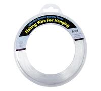 Clear Fishing Wire, 820ft Monofilament Fishing Line, Clear String for Hanging, Invisible Strong Wire Nylon Thread for Hanging Balloon Garland Picture Decorations