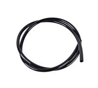 Clear Flexible Silicone Rubber Tubing， Silicone Rubber Tubing Motorcycle Fuel Water Hose 5mm ID 8mm OD 1m Multicolor(Black)