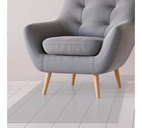 Clear Floor Protector 70 x 130 cm Non Slip PVC Clear Chair Floor Mats Durable for Furniture Wooden Protector for Home Office, Transparent color