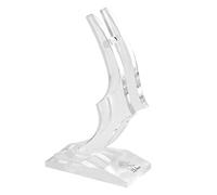 Clear Flower Display Stand, Gold Rose Like Forever Long Stem Dipped 24k Rose Stand