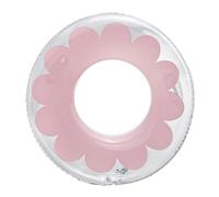 Clear Flower Inflatable Pool Float, Swim, 90 WITH HANDLE, F 90 WITH HANDLE