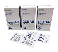 Clear Fog Anti-Fog Wipes, Prevent Steamed Up Glasses, Glasses Cleaning, Fog Wipes Lasts 24hrs, Lens Cleaning - 3 Pack of 30 Wipes (90 Wipes)