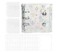 Clear Folder, Photo Collector Book, Seal Sticker Notebook, Card Receipt Organiser, Portable Scrapbook, Student Teacher Supplies, Professional Storage for Business Meeting in the