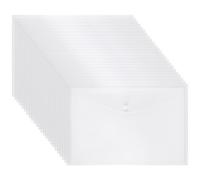 Clear folders- Folder Plastic Document Wallets Envelope A4 A4 A4 30PCS