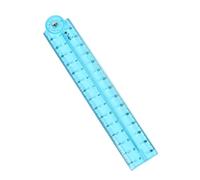 Clear Folding Ruler Straight Ruler Math Drawing Measuring Tool for Student Teacher Measuring Length 0-30cm / 0-12In Tool
