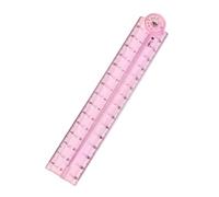 Clear Folding Ruler Straight Ruler Math Drawing Measuring Tool for Student Teacher Measuring Length 0-30cm / 0-12In Tool