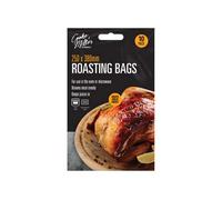 Clear Food Grade Polyester Roasting Bags, 10 Pack (25cm x 38cm) - Oven & Microwave Safe, Perfect for Cooking, Baking, and Roasting