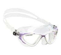 (Clear/Frame Lilac White) Cressi Planet Swimming Googles