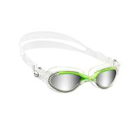 (Clear/Frame Lime/Smoked Lenses) Cressi Flash Swimming Googles