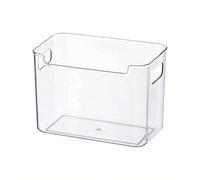 Clear Freezer Storage Bins, Bottom Drawer Freezer Organizer, Stackable Plastic Bins for Frozen Food Meat Veggies, Refrigerator Pantry Storage (Large transparent)