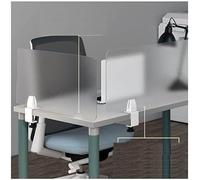 Clear Frosted Acrylic Desk Privacy Divider - Office, School & Classroom Partition for Enhanced Focus & Collaboration, Durable & Stylish Workspace Solution